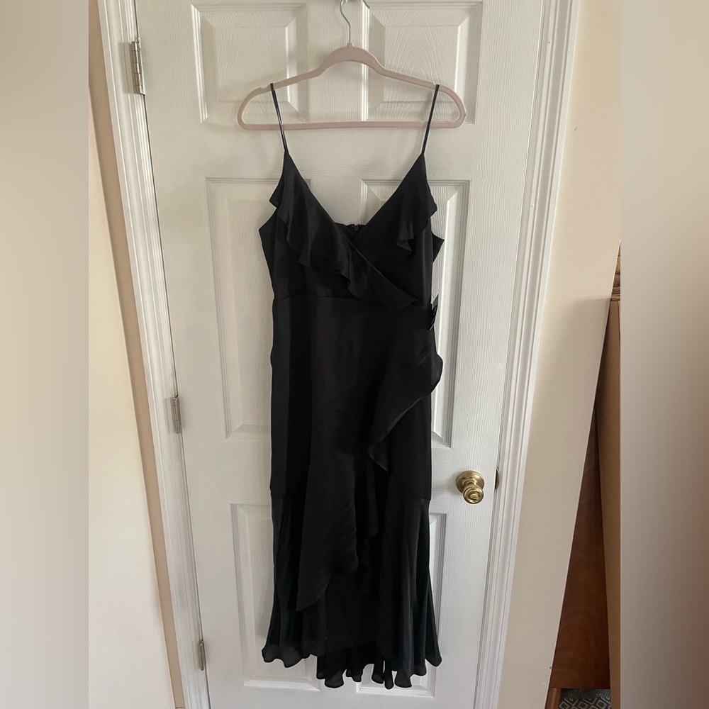 Express Size Large Black Midi Dress